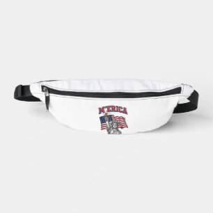 MERICA Vintage Liberty Patriotic Bum Bags
