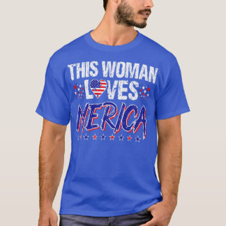 Merica Women 4th Of July T-Shirt
