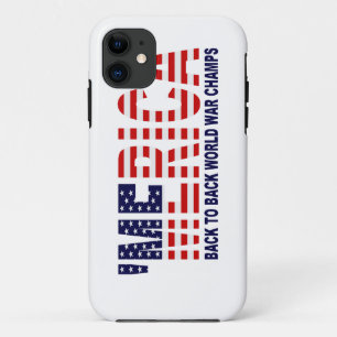 'MERICA World War Champs US Flag iPhone 5 Case