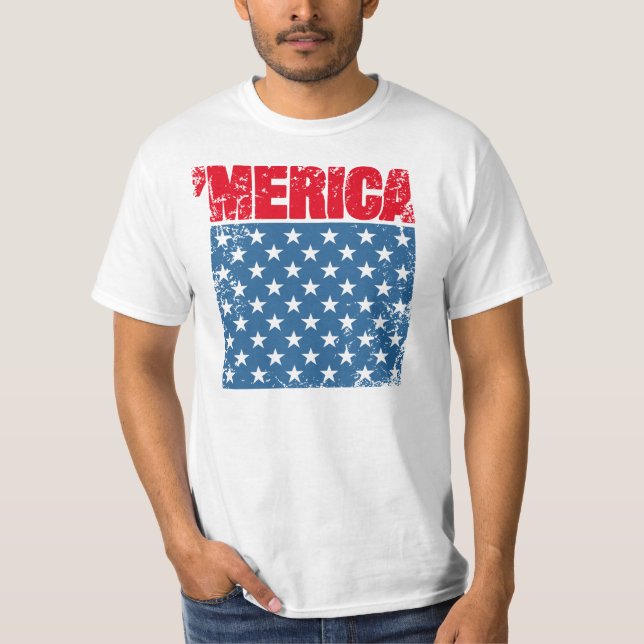 ’Merican flag T-Shirt (Front)