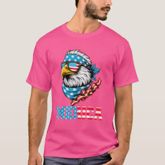 Merican Patriotic Apparel July 4th Celebrations US T-Shirt