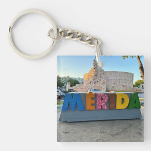 Merida, Mexico - Acrylic Keychain
