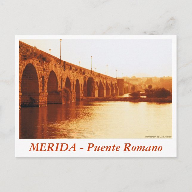 MERIDA - Puente Romano Postcard (Front)