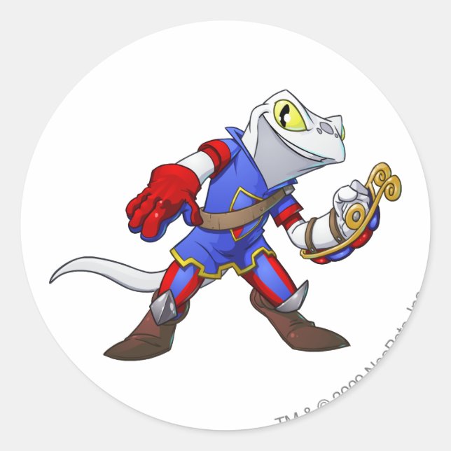 Meridell Team Captain 2 Classic Round Sticker (Front)