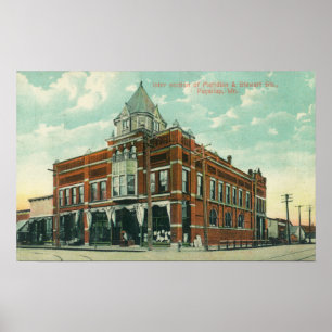 Meridian and Stewart Street Intersection View Poster