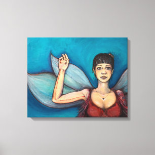 Meridian, Fairy Art / Heart Meridian Canvas Print
