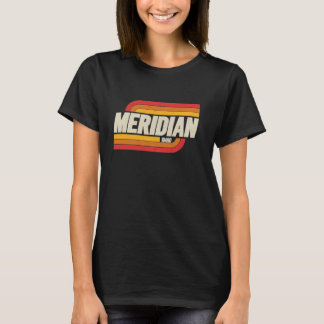 Meridian ID City Graphic Vintage Souvenir T-Shirt