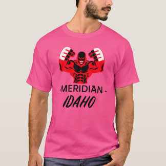 MERIDIAN IDAHO MMA FIGHTER Oversized T-Shirt