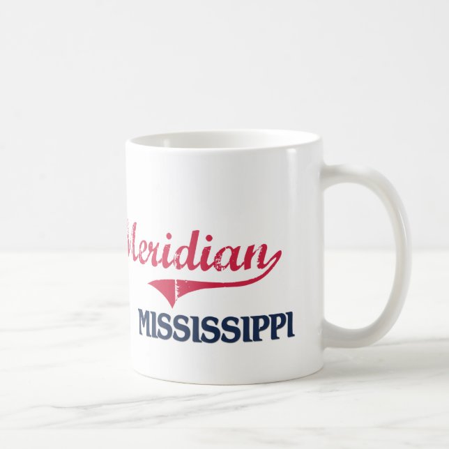 Meridian Mississippi City Classic Coffee Mug (Right)