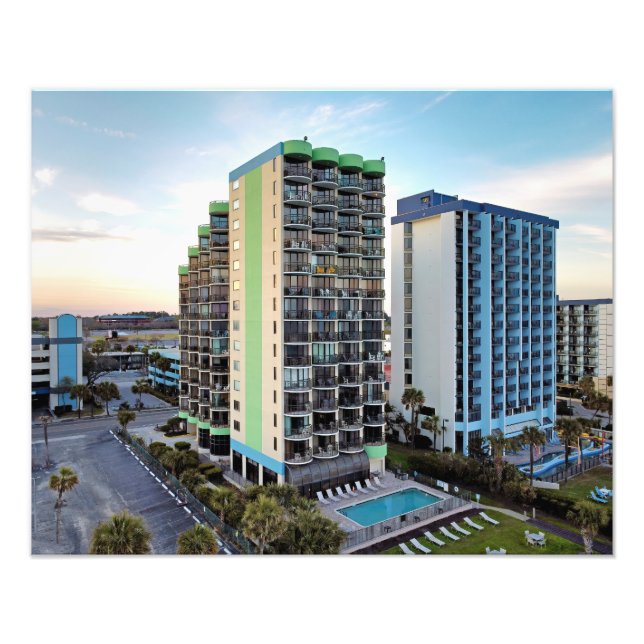 Meridian Plaza Condominium Myrtle Beach Photo Print (Front)