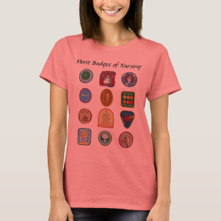 Merit Badges of Nursing - Ladies Light Shirt