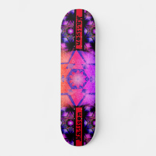 Merkabah Mandala Pattern  Skateboard