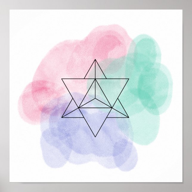 Merkabah power protection poster (Front)