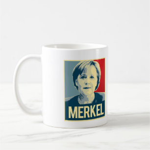 Merkel Propaganda Poster Coffee Mug