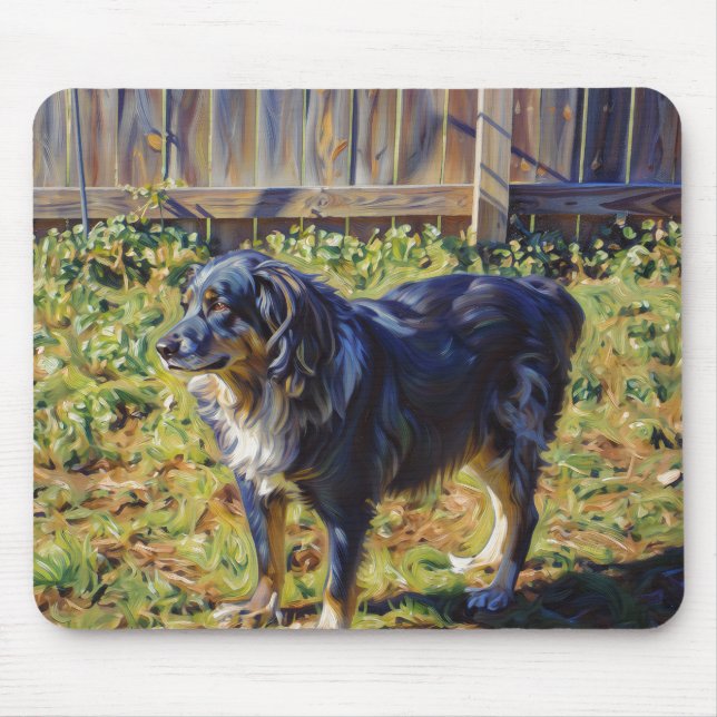 Merle Australian Shepherd  Mouse Mat (Front)