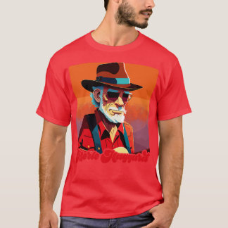 Merle Haggard Retro Fan Design T-Shirt