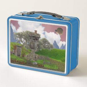 merle's tree house metal lunch box
