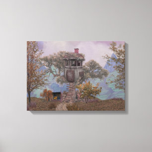 Merle's Treehouse Canvas Print