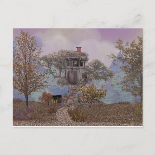 Merle's Treehouse Postcard (Front)