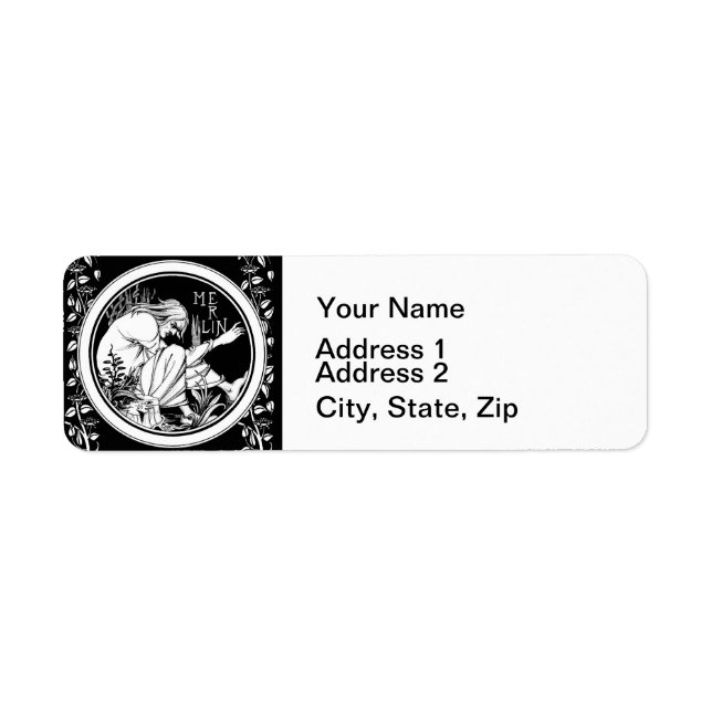 Merlin Art Nouveau fantasy (Front)