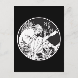 Merlin Aubrey Beardsley Postcard