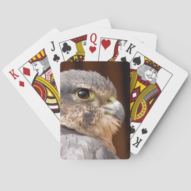 MERLIN FALCON BIRD OF PREY PLAYING CARDS (Back)