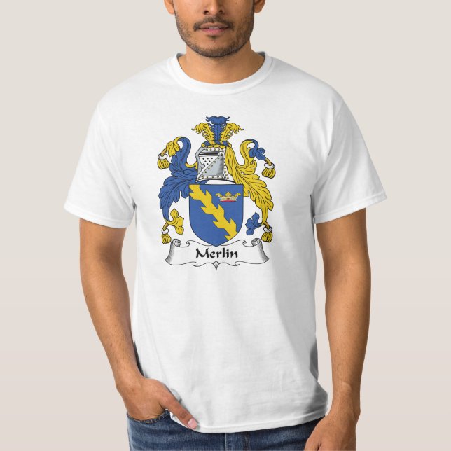 Merlin Family Crest T-Shirt (Front)