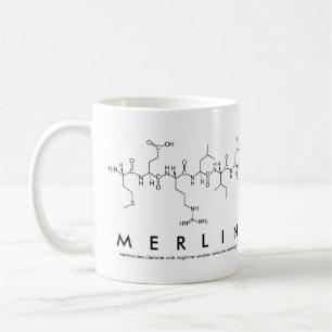 Merlin peptide name mug
