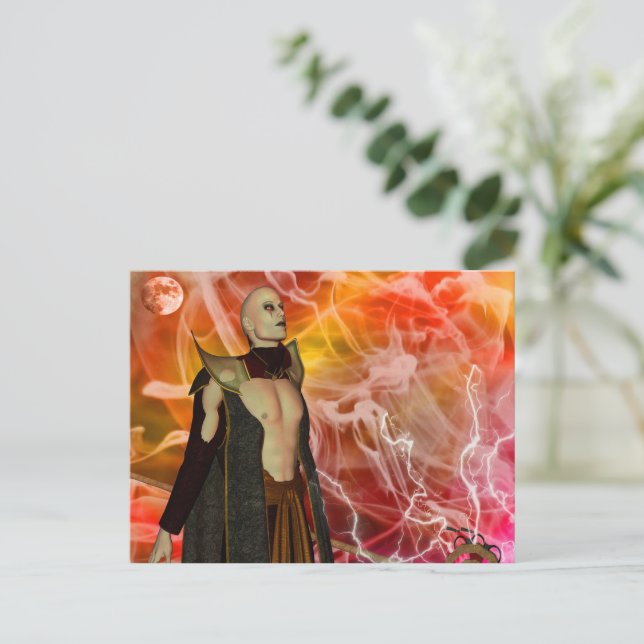 Merlin Postcard (Standing Front)