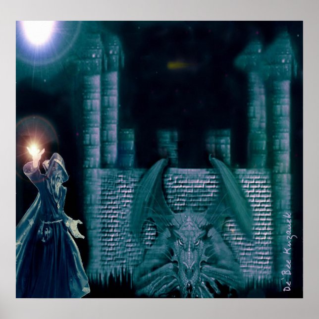 Merlin & The Dragon Poster (Front)