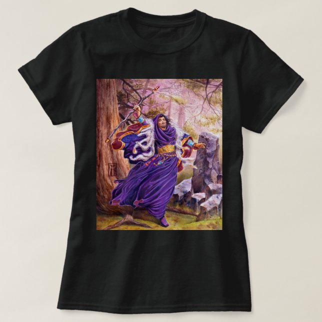 Merlin the Wizard T-Shirt (Design Front)