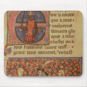 Merlin tutoring Arthur Mouse Mat