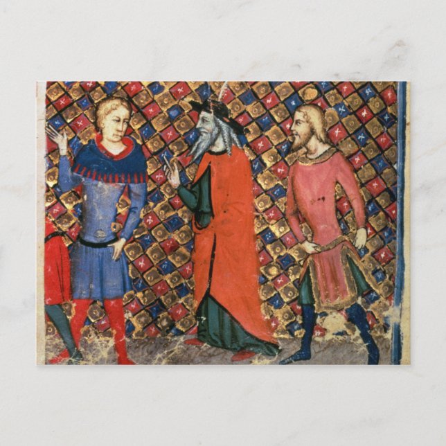 Merlin tutoring Arthur Postcard (Front)