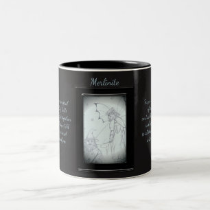 Merlinite Crystal Fairy Two-Tone Coffee Mug
