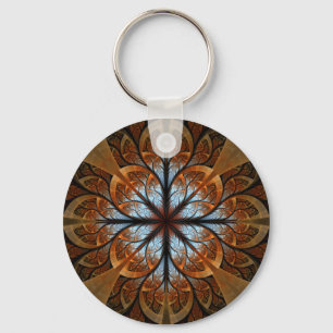 Merlin's Rose Key Ring