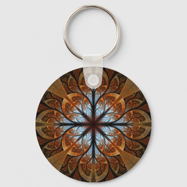 Merlin's Rose Key Ring (Front)