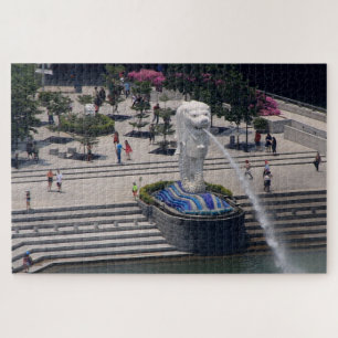 Merlion fountain, Singapore  2 Jigsaw Puzzle