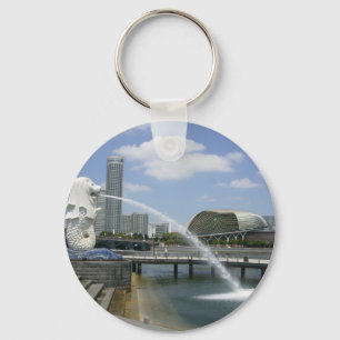 Merlion Key Ring