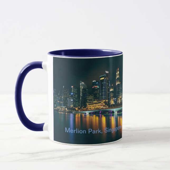 Merlion Park, Singapore Mug (Left)
