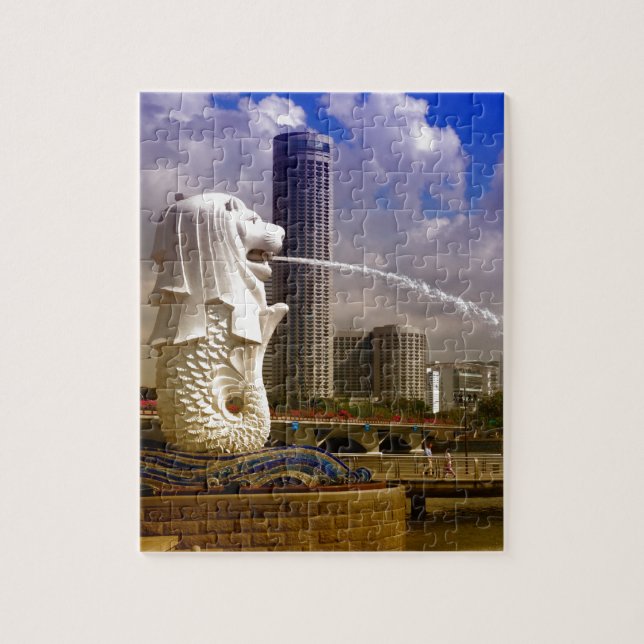 Merlion, Singapore Jigsaw Puzzle (Vertical)