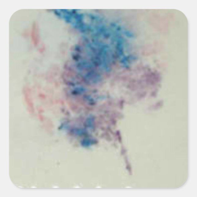 "Merlot #1" Square Sticker (Front)