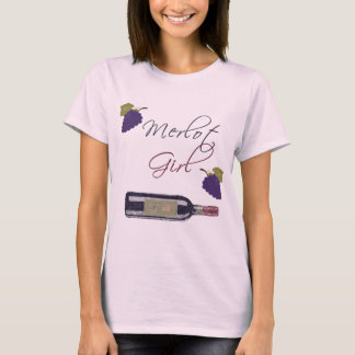 Merlot Girl - Vintage Wine Lovers T-Shirt