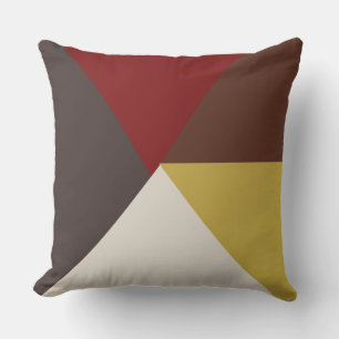 Merlot Gold Wood and Oak  Cushion