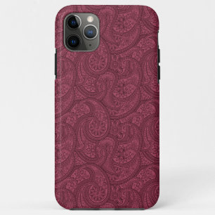 Merlot Paisley iPhone 11 Pro Max Case