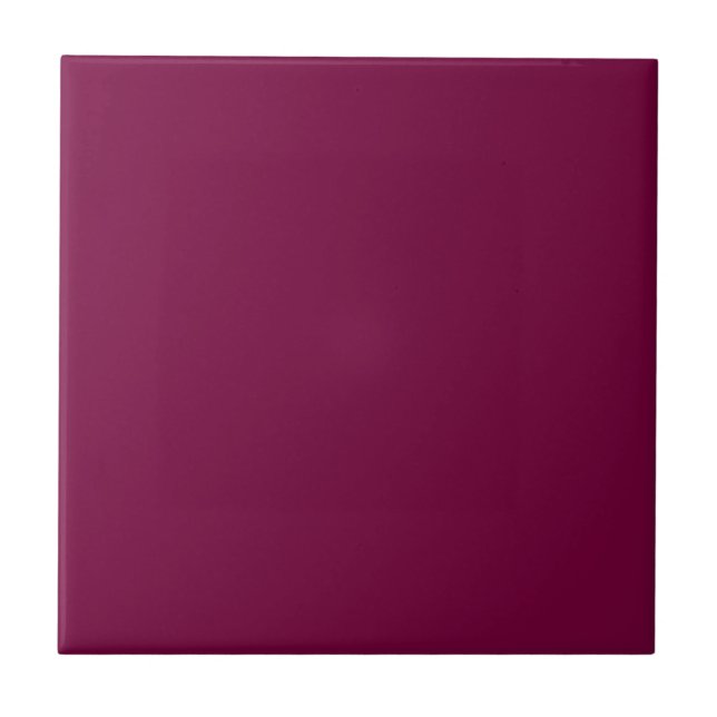 Merlot Solid Colour | Classic | Elegant Tile (Front)