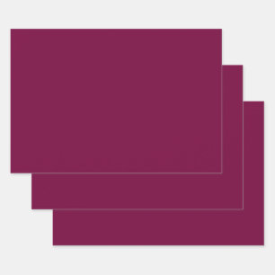 Merlot (solid colour) wrapping paper sheet