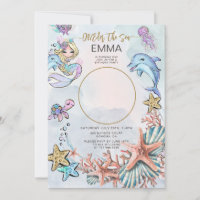 Mermaid 1st Birthday Party Photo ONEder The Sea 