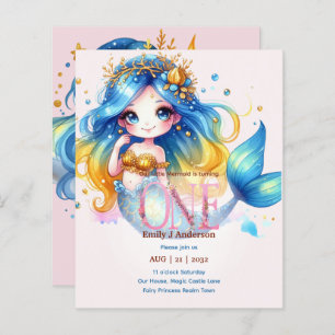 Mermaid 1st Birthday Under The Sea Birthday