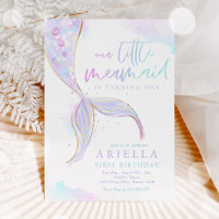 Mermaid 1st Birthday Under The Sea Mermaid Party