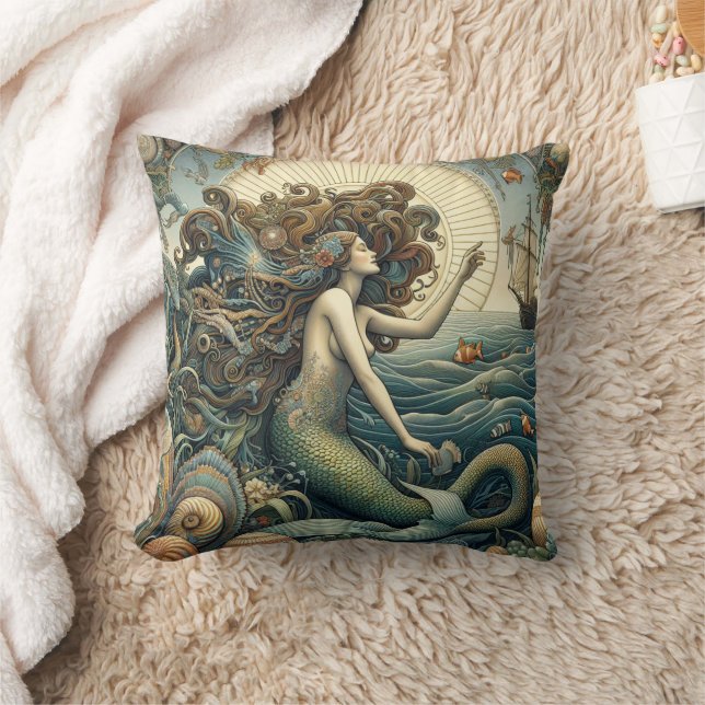 Mermaid  3 cushion (Blanket)